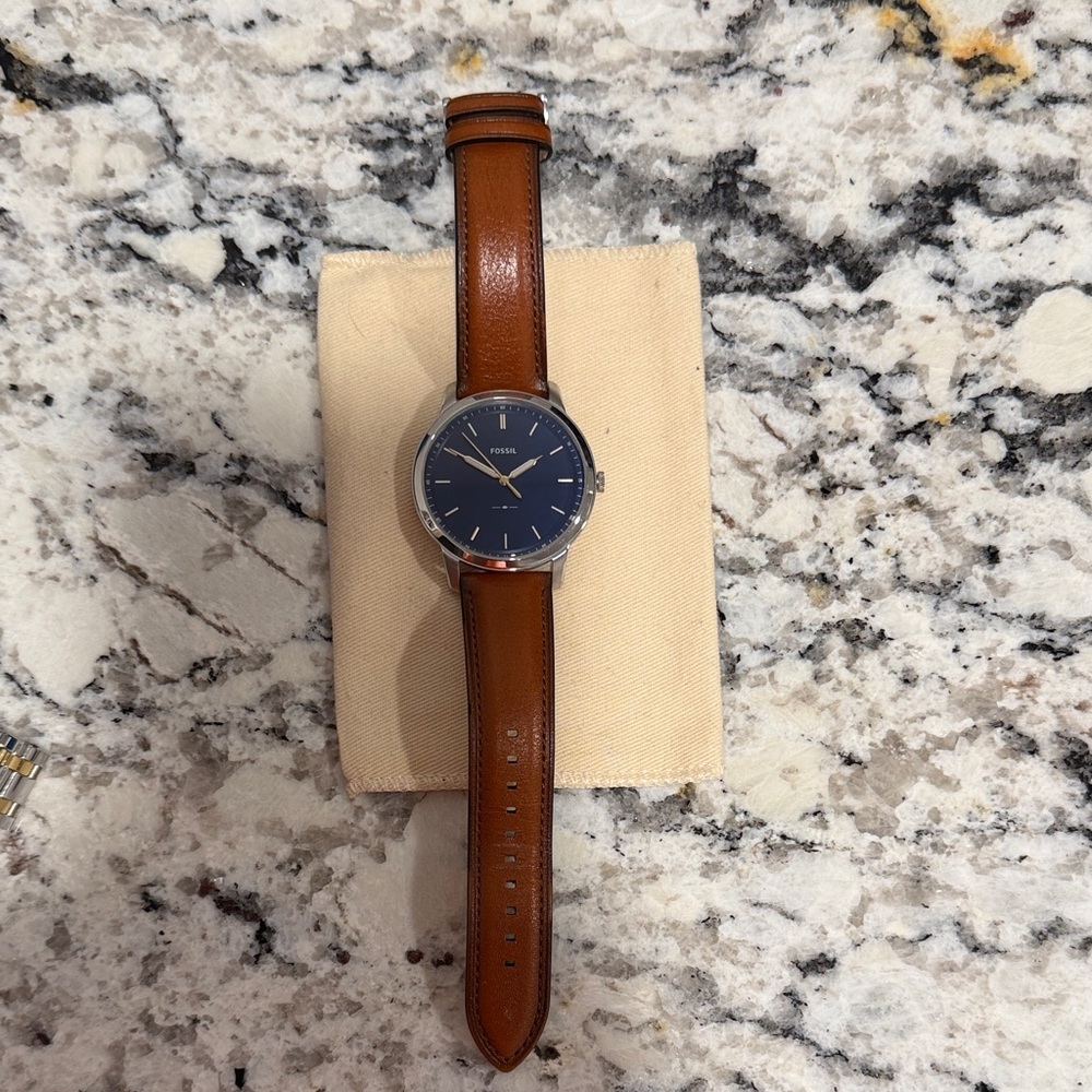 Fossil The Minimalist FS5304 - Genuine Leather Stap